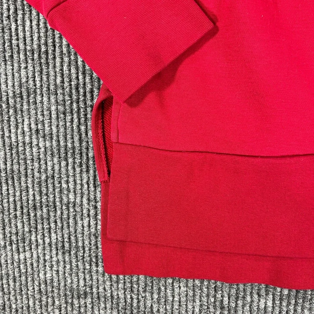 Nike Hoodie Sweatshirt Womens Small Red Long Sleeve Dri-Fit‎ Active Casual